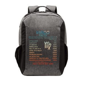 Funny Virgo Virgo Zodiac Sign Astrology Facts Funny Gift Vector Backpack