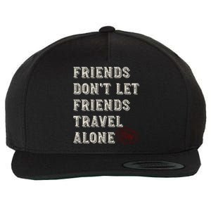 Friendcation Vacation With Friends Friends Trip Meaningful Gift Wool Snapback Cap