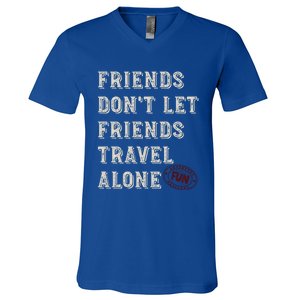 Friendcation Vacation With Friends Friends Trip Meaningful Gift V-Neck T-Shirt