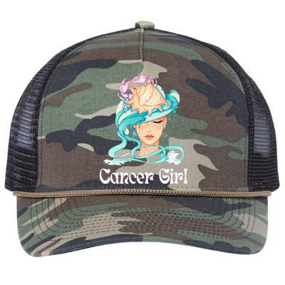 Female Veteran With Three Sides Women Veteran Mother Grandma Retro Rope Trucker Hat Cap