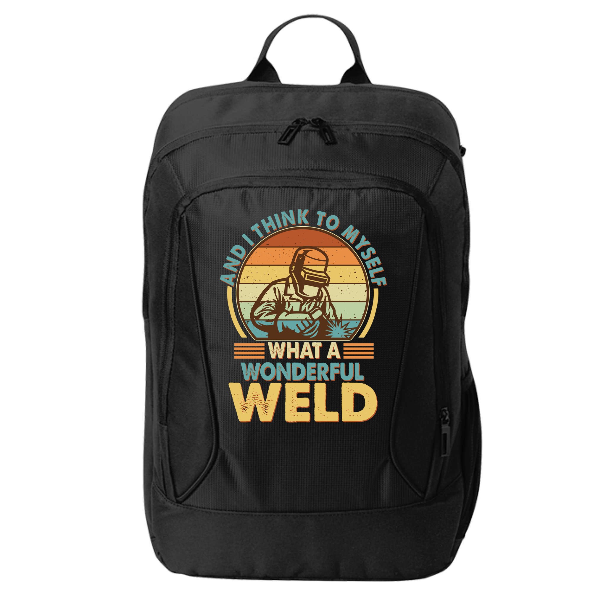 Funny Vintage What A Wonderful Weld City Backpack