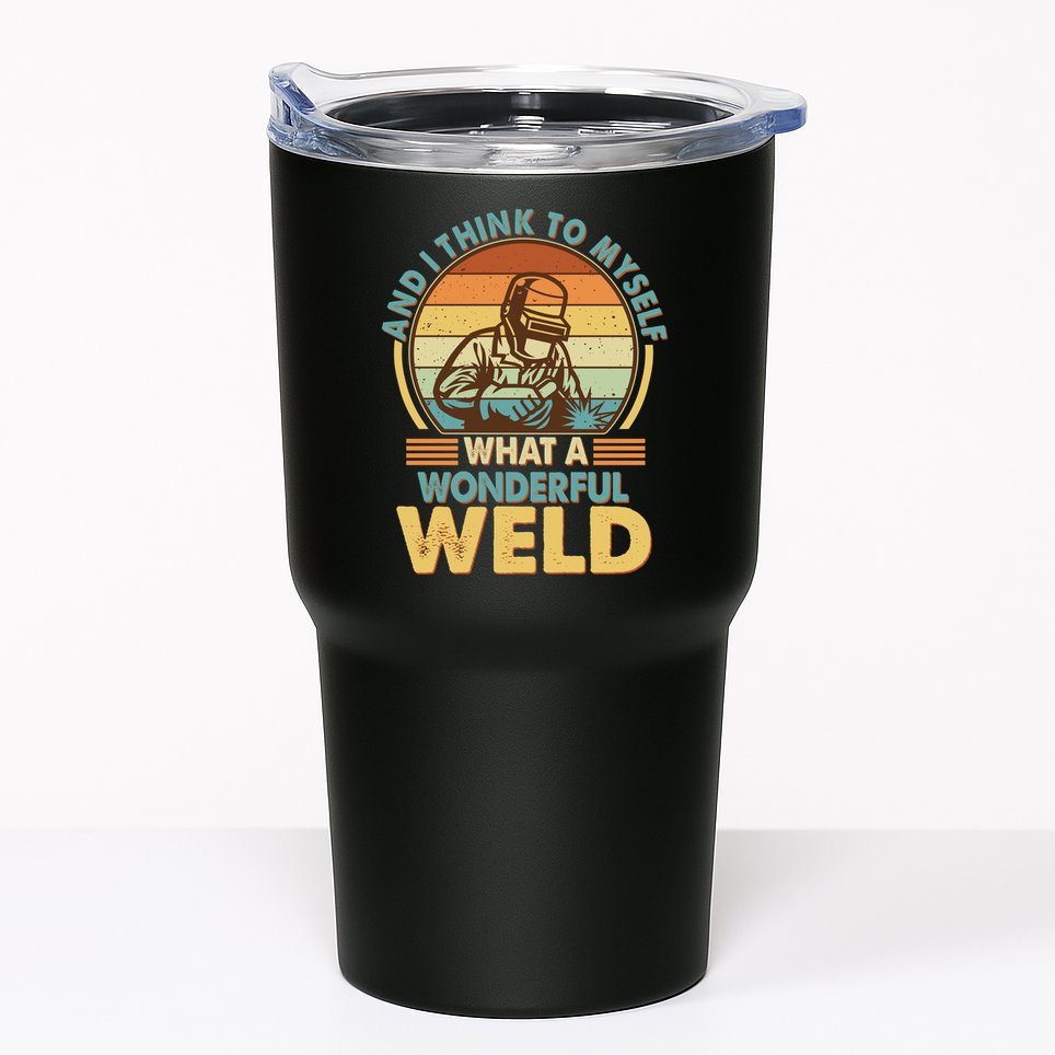 Funny Vintage What A Wonderful Weld Tumbler