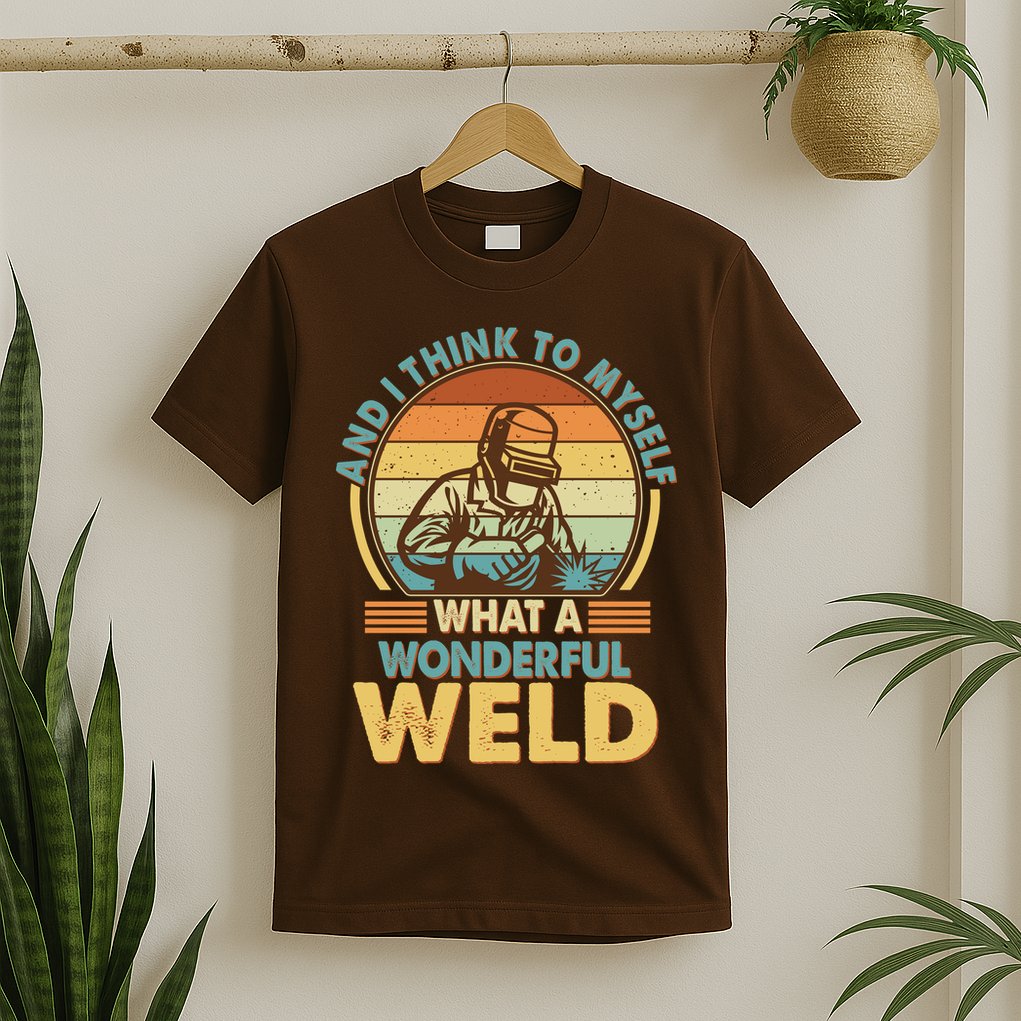 Funny Vintage What A Wonderful Weld T-Shirt
