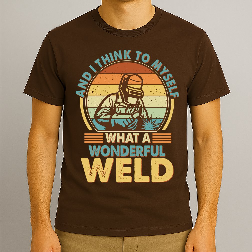 Funny Vintage What A Wonderful Weld T-Shirt