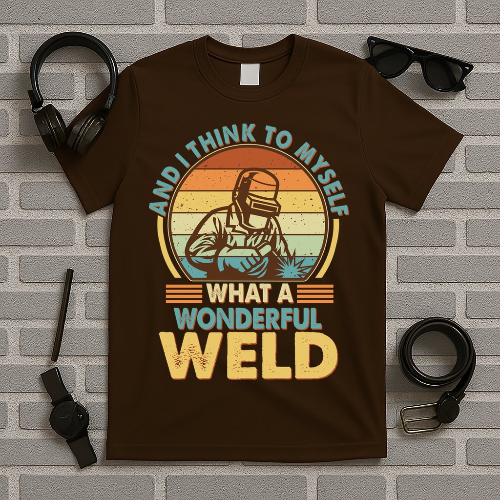 Funny Vintage What A Wonderful Weld T-Shirt