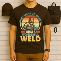 Funny Vintage What A Wonderful Weld T-Shirt