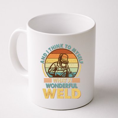 Funny Vintage What A Wonderful Weld Coffee Mug