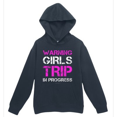 Funny Vacation Warning Trip In Progress Urban Pullover Hoodie