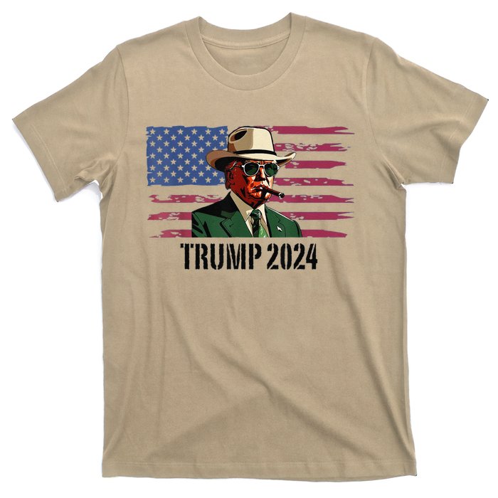 Funny Vintage Western Trump Cow Trump Daddy T-Shirt