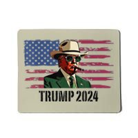 Funny Vintage Western Trump Cow Trump Daddy Mousepad