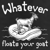 Funny Vintage Whatever Floats Your Goat Beanie