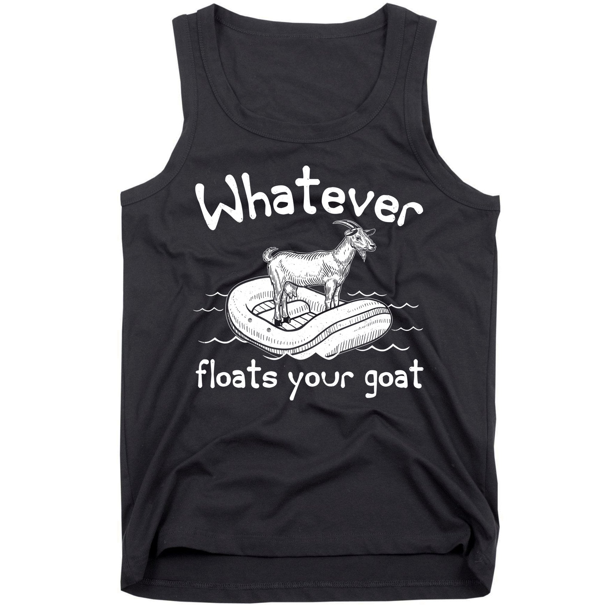 Funny Vintage Whatever Floats Your Goat Tank Top