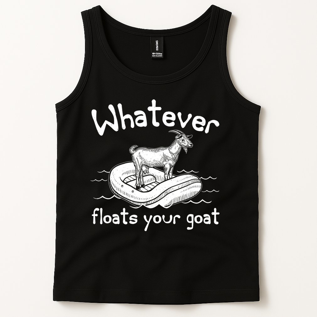 Funny Vintage Whatever Floats Your Goat Tank Top