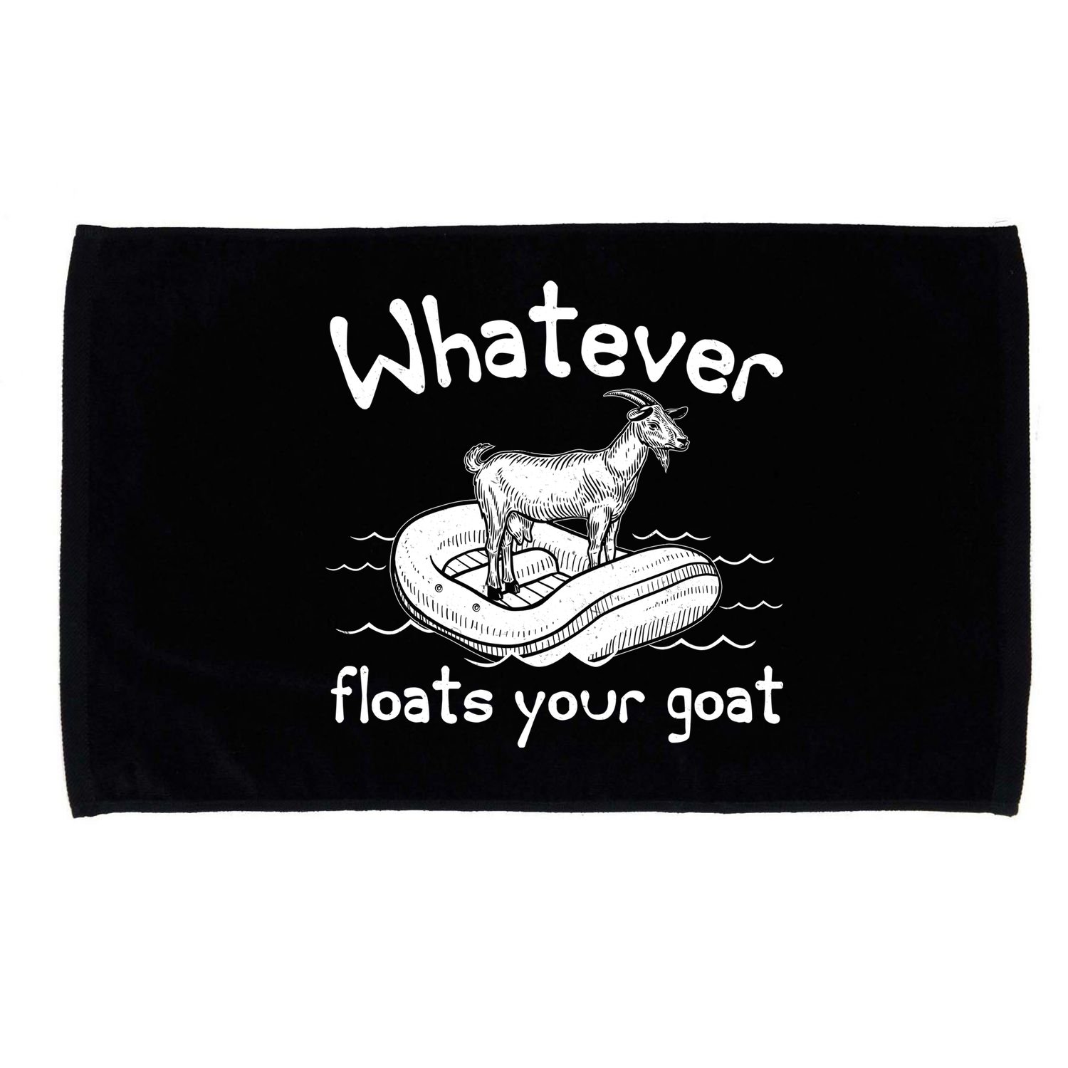 Funny Vintage Whatever Floats Your Goat Microfiber Hand Towel