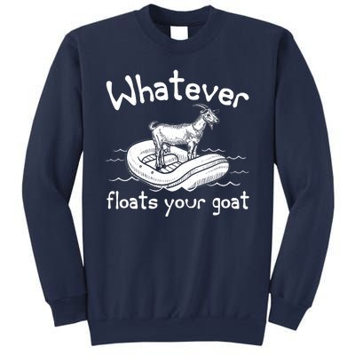 Funny Vintage Whatever Floats Your Goat Sweatshirt