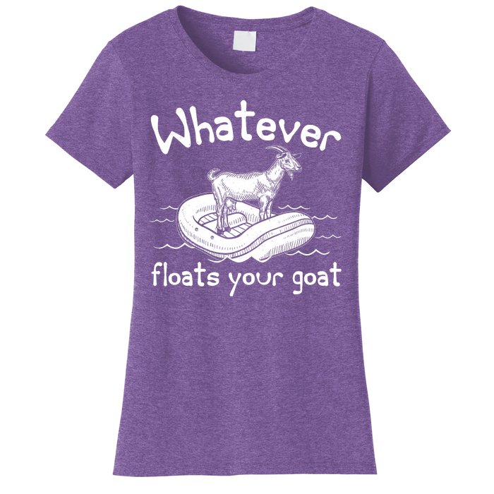 Funny Vintage Whatever Floats Your Goat Women's T-Shirt