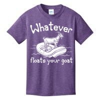 Funny Vintage Whatever Floats Your Goat Kids T-Shirt