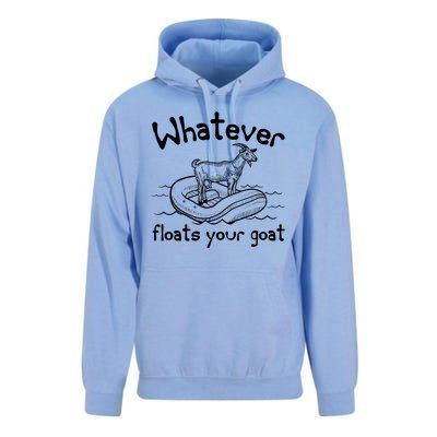 Funny Vintage Whatever Floats Your Goat Unisex Surf Hoodie