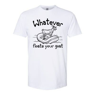 Funny Vintage Whatever Floats Your Goat Softstyle CVC T-Shirt