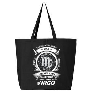 Funny Virgo Zodiac Dad Gift 25L Jumbo Tote