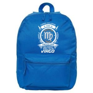 Funny Virgo Zodiac Dad Gift 16 in Basic Backpack