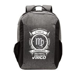 Funny Virgo Zodiac Dad Gift Vector Backpack