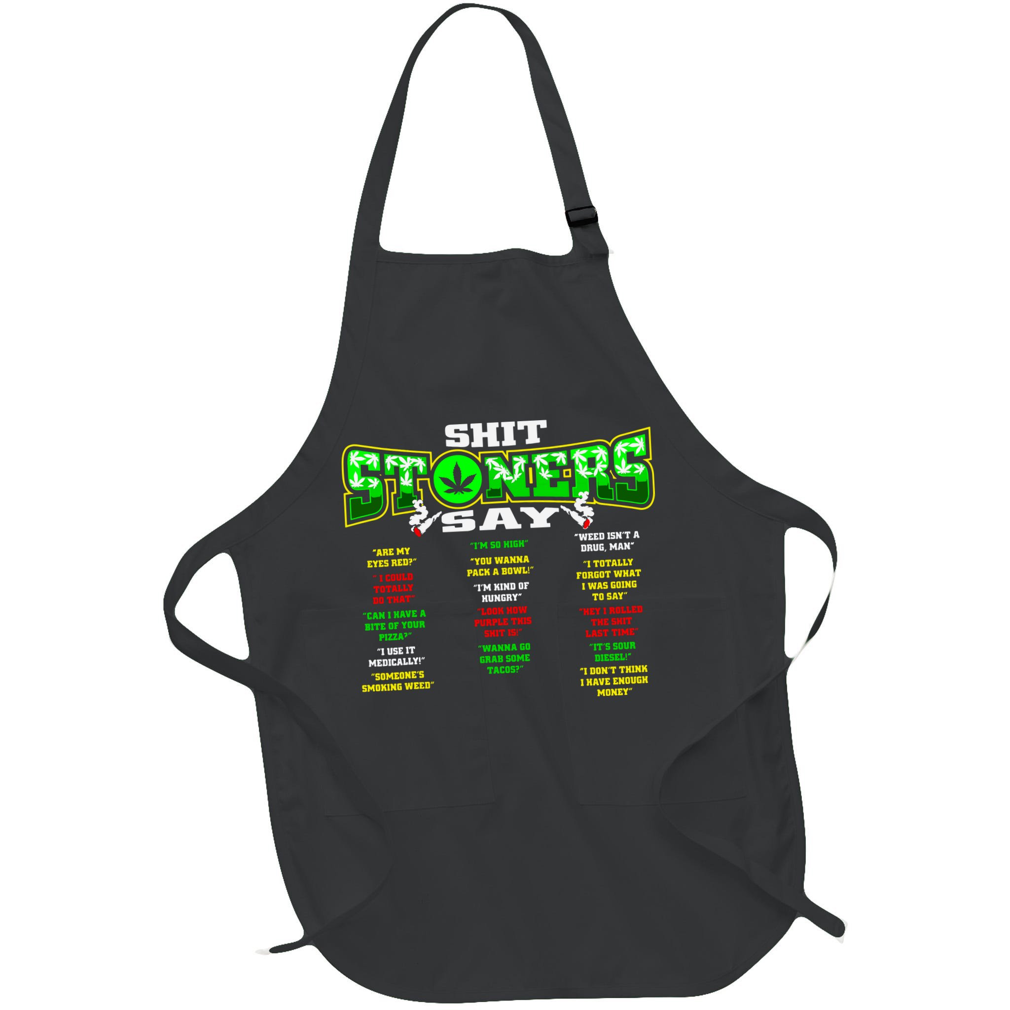 Funny Weed 420 Pot Smoker Stoner Humor Cannabis Gift Apron