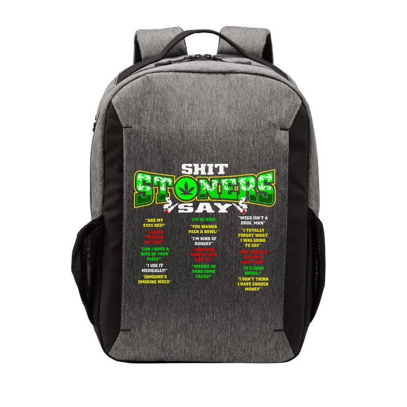 Funny Weed 420 Pot Smoker Stoner Humor Cannabis Gift Vector Backpack