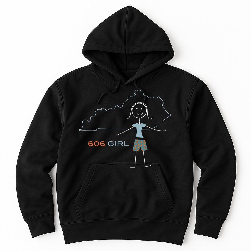 Funny Wos 606 Area Code Ky Kentucky Souvenir Hoodie