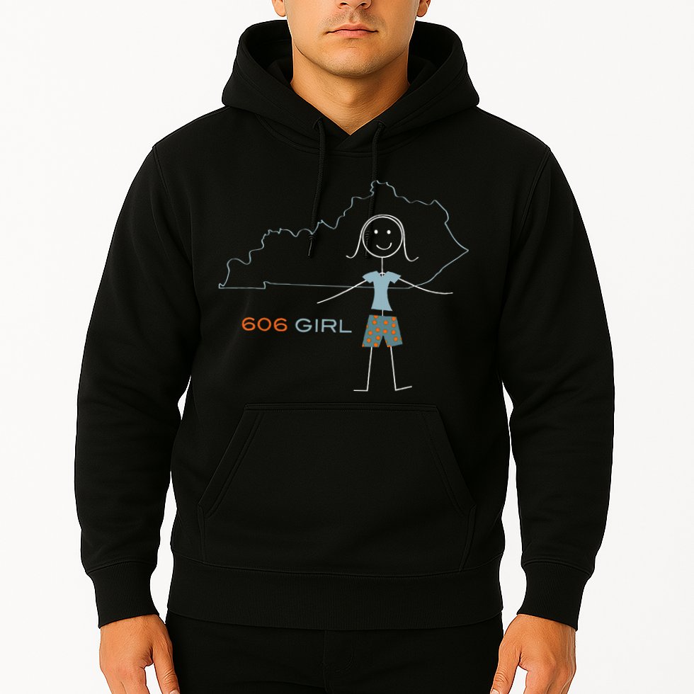 Funny Wos 606 Area Code Ky Kentucky Souvenir Hoodie
