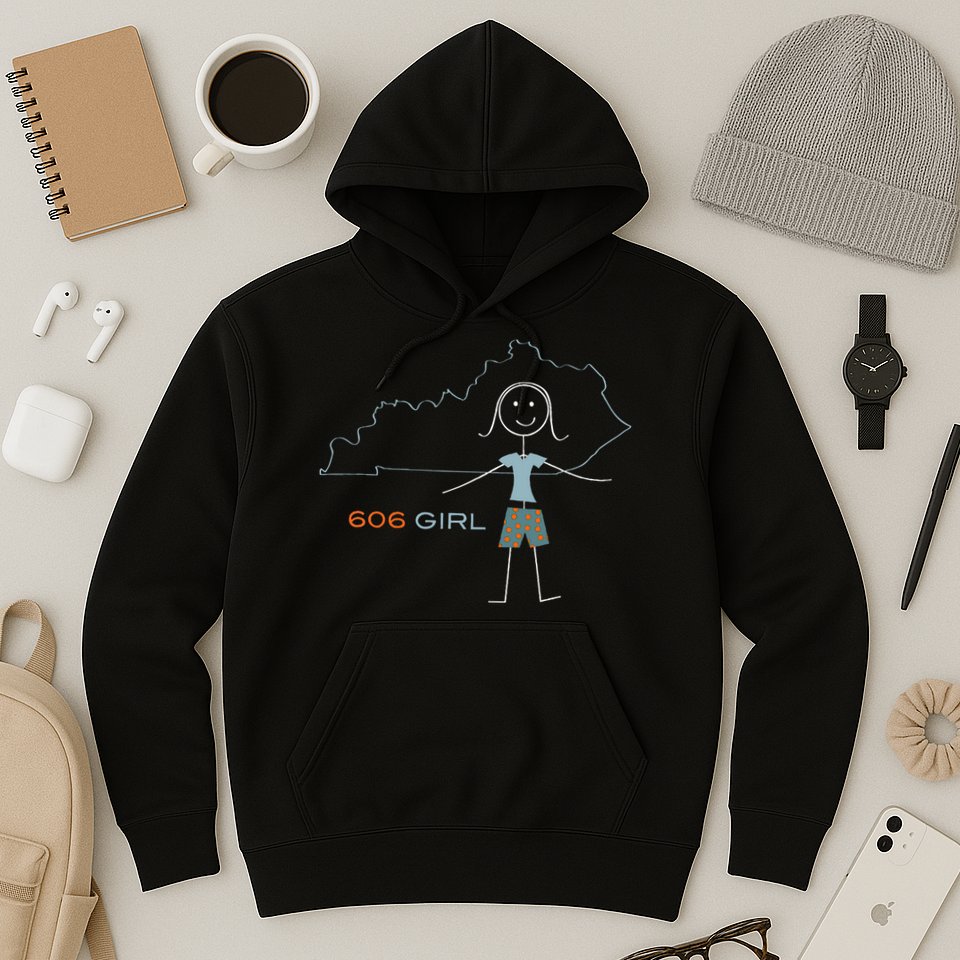 Funny Wos 606 Area Code Ky Kentucky Souvenir Hoodie