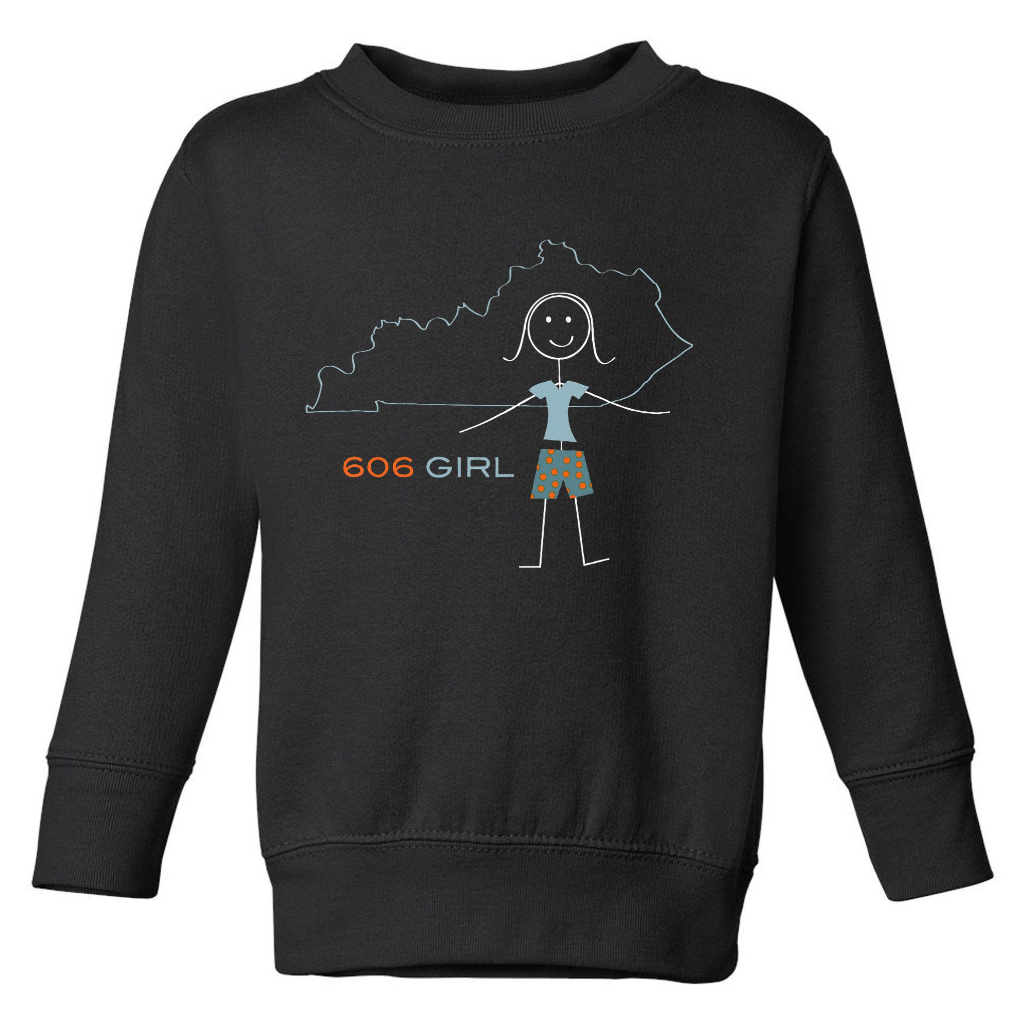 Funny Wos 606 Area Code Ky Kentucky Souvenir Toddler Sweatshirt