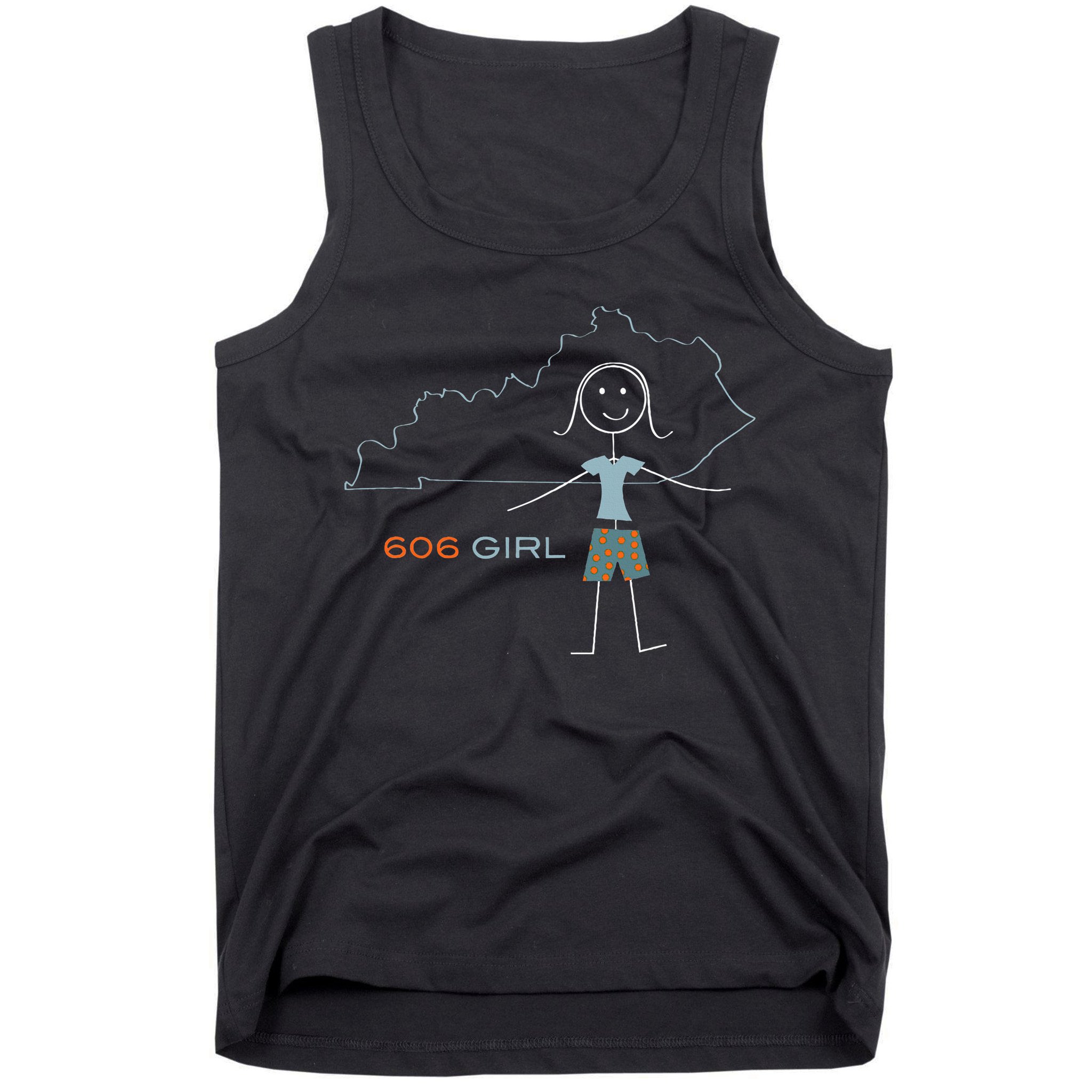 Funny Wos 606 Area Code Ky Kentucky Souvenir Tank Top