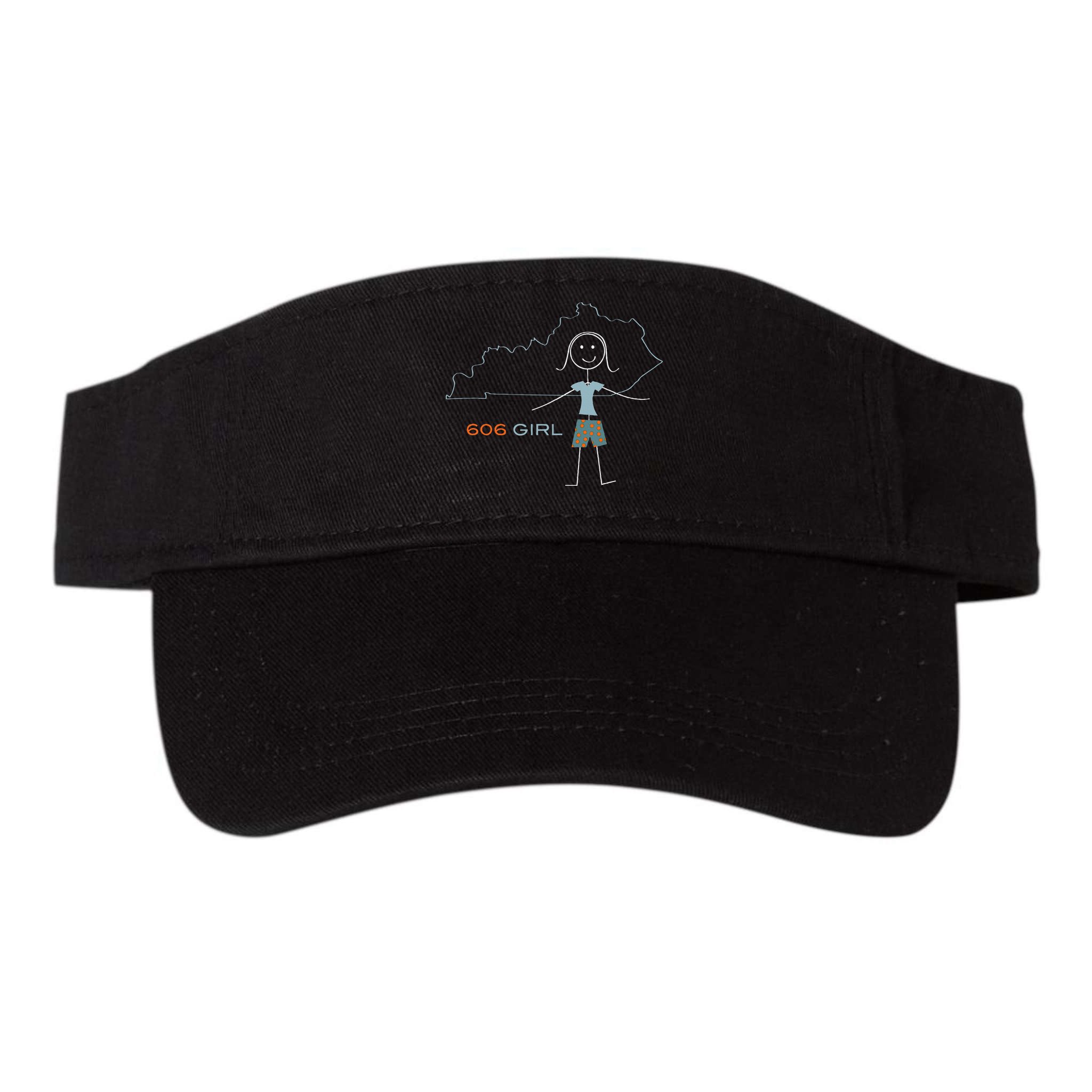 Funny Wos 606 Area Code Ky Kentucky Souvenir Visor