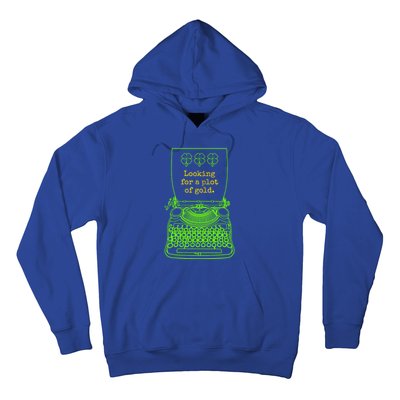 Funny Writer Author Novelist St Patricks Day Plot Of Gold Gift Hoodie