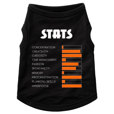 For With Adhd Stats Neurodiversity Awareness Doggie Tank