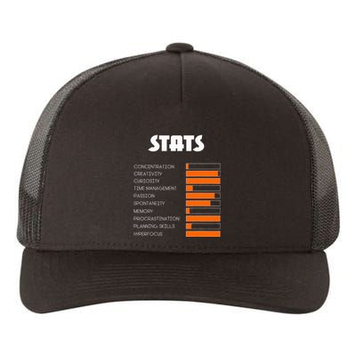 For With Adhd Stats Neurodiversity Awareness Yupoong Adult 5-Panel Trucker Hat