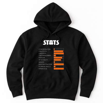 For With Adhd Stats Neurodiversity Awareness Hoodie