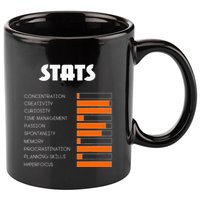 For With Adhd Stats Neurodiversity Awareness 11oz C Handle Ceramic Mug