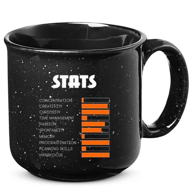 For With Adhd Stats Neurodiversity Awareness 15oz Campfire Ceramic Mug