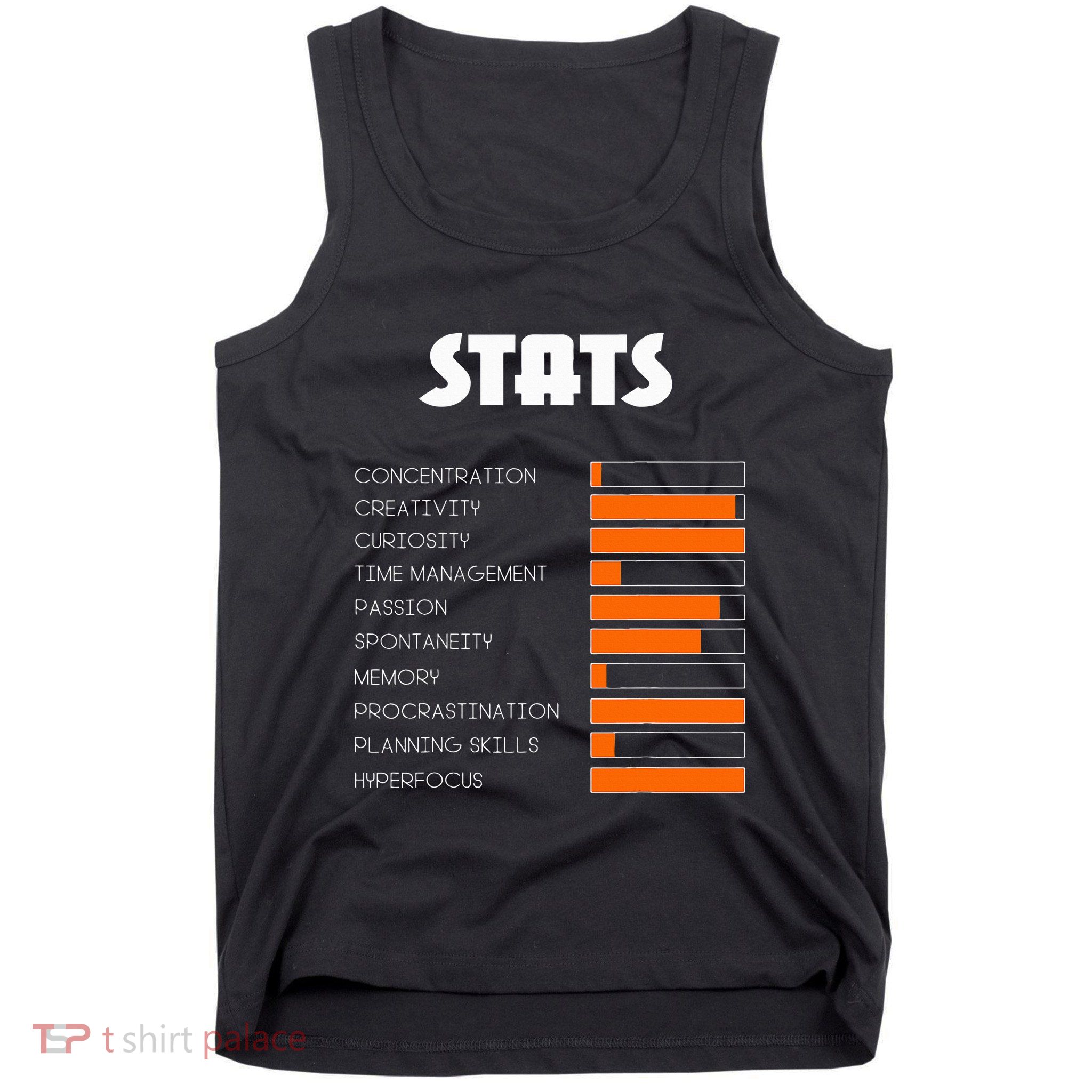 For With Adhd Stats Neurodiversity Awareness Tank Top