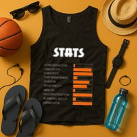 For With Adhd Stats Neurodiversity Awareness Tank Top