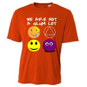 Funny We Are Not A Glum Lot Alcoholics Anonymous Recovery Cool Gift Cooling Performance Crew T-Shirt