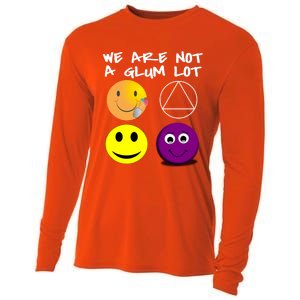 Funny We Are Not A Glum Lot Alcoholics Anonymous Recovery Cool Gift Cooling Performance Long Sleeve Crew