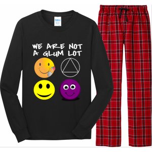 Funny We Are Not A Glum Lot Alcoholics Anonymous Recovery Cool Gift Long Sleeve Pajama Set