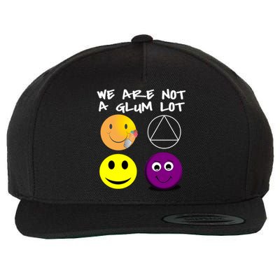 Funny We Are Not A Glum Lot Alcoholics Anonymous Recovery Cool Gift Wool Snapback Cap