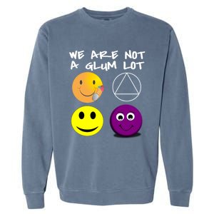 Funny We Are Not A Glum Lot Alcoholics Anonymous Recovery Cool Gift Garment-Dyed Sweatshirt