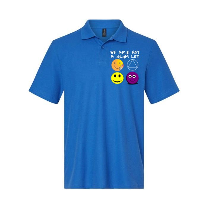 Funny We Are Not A Glum Lot Alcoholics Anonymous Recovery Cool Gift Softstyle Adult Sport Polo