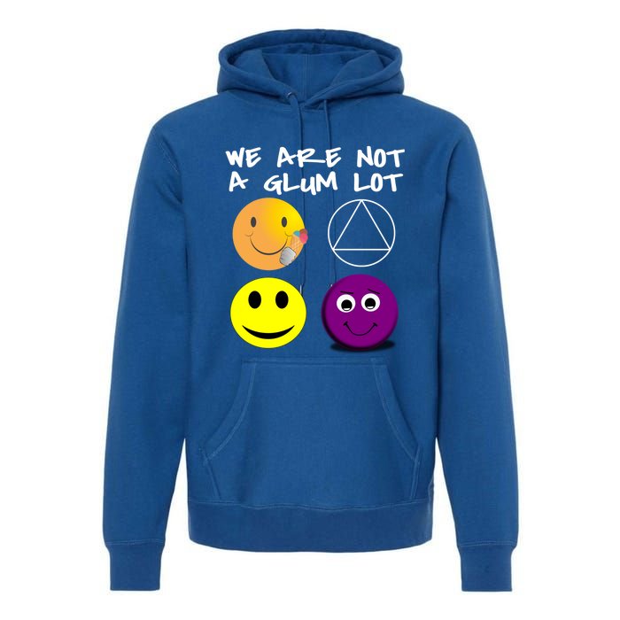 Funny We Are Not A Glum Lot Alcoholics Anonymous Recovery Cool Gift Premium Hoodie