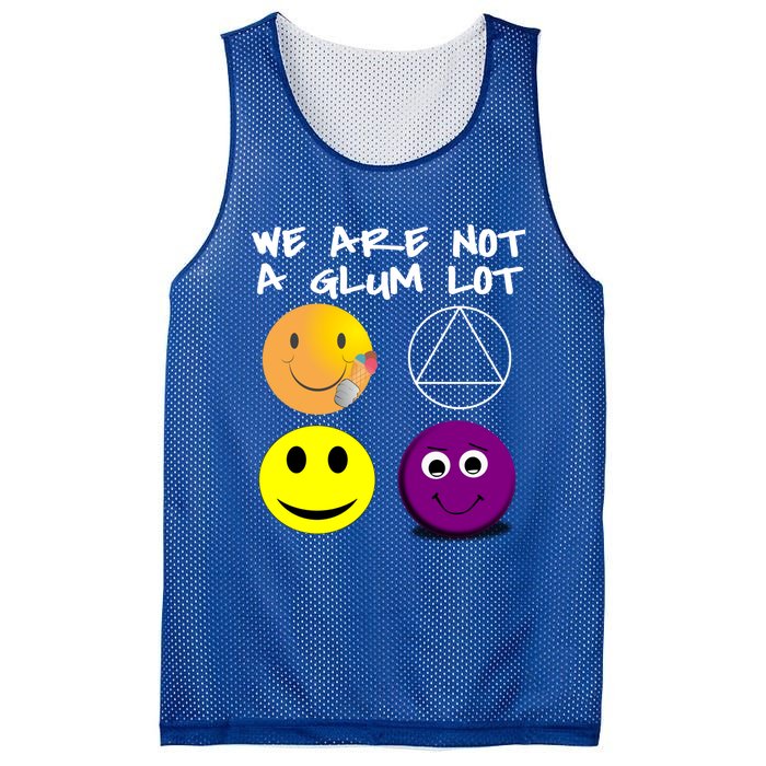 Funny We Are Not A Glum Lot Alcoholics Anonymous Recovery Cool Gift Mesh Reversible Basketball Jersey Tank